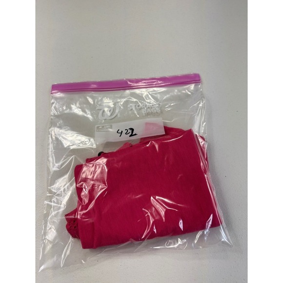 Northcrest Tank Top Womens L Pink Sleeveless Crochet Trim Casual Summer - Picture 10 of 10